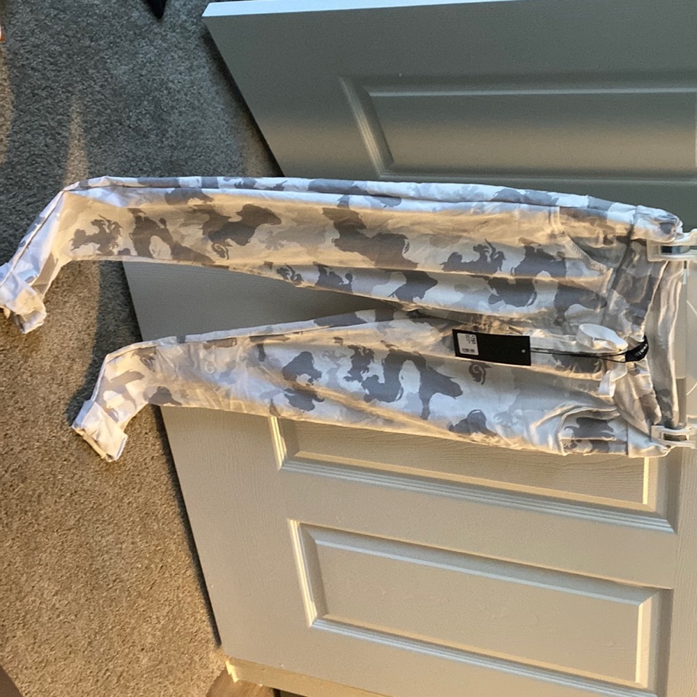 Camo print Jean style pants